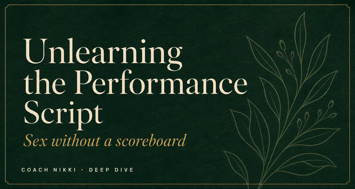 Share card for Unlearning the Performance Script